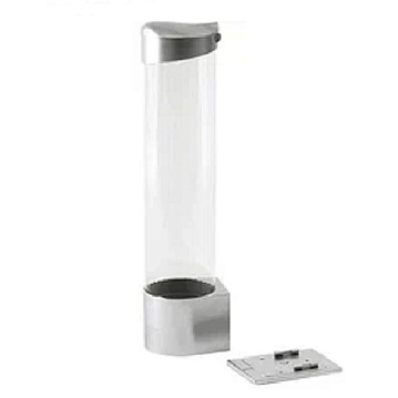 Стаканодержатель серебристый (на шурупах)