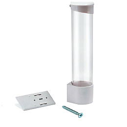 Стаканодержатель белый (на шурупах)