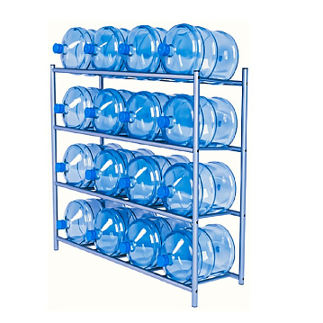 Форте-16 Стойка (стеллаж) для 16 бутылей (бриллиант)