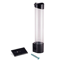 Стаканодержатель черный (на шурупах)