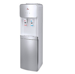 Кулер напольный APEXCOOL 10 LE Нагрев и охлаждение, СЕРЕБРИСТО-БЕЛЫЙ