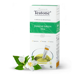 Чай Teatone зеленый с жасмином 15шт/уп*1,8г